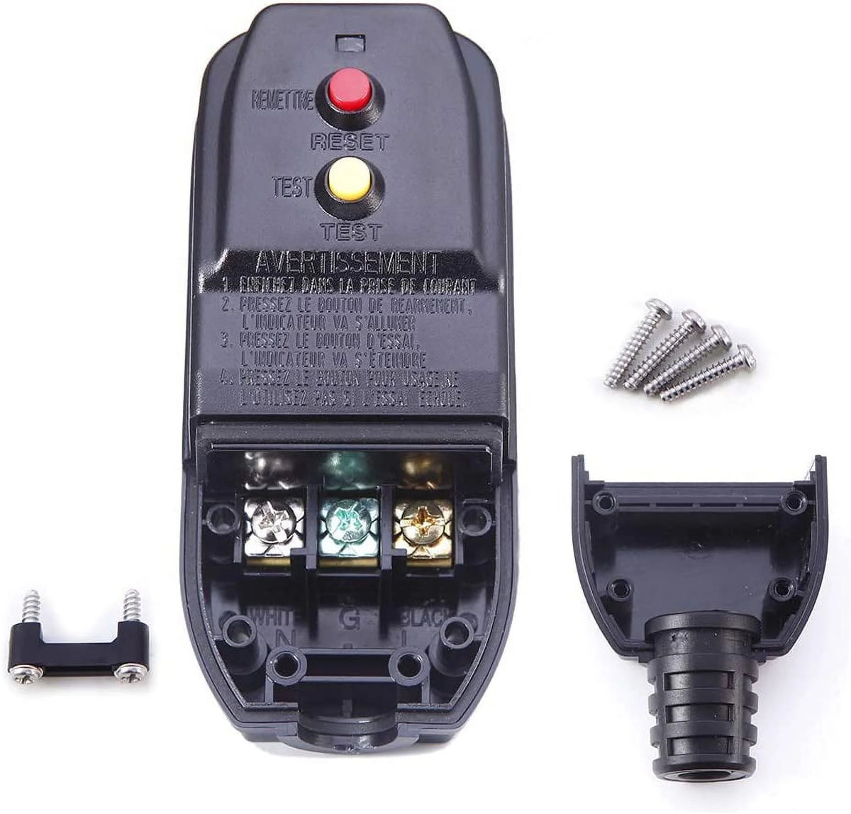 15Amp 3 Prong GFCI Replacement Plug M80074