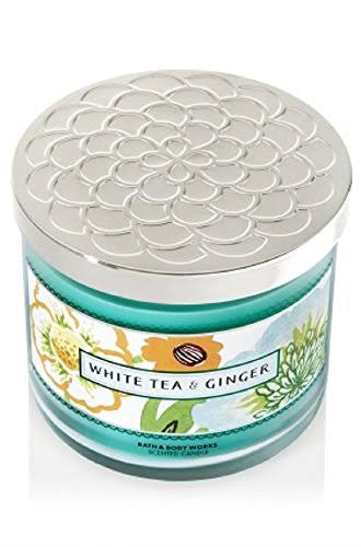 White Tea & Ginger 3 Wick Scented Candle 14.5 oz K249