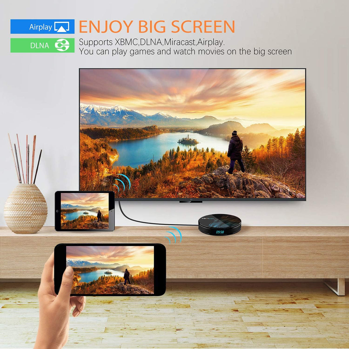 4GB RAM 32GB ROM Android 10.0 TV Box Q8839