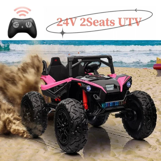 24V Ride on Car 2 Seats UTV with Remote Control J1199