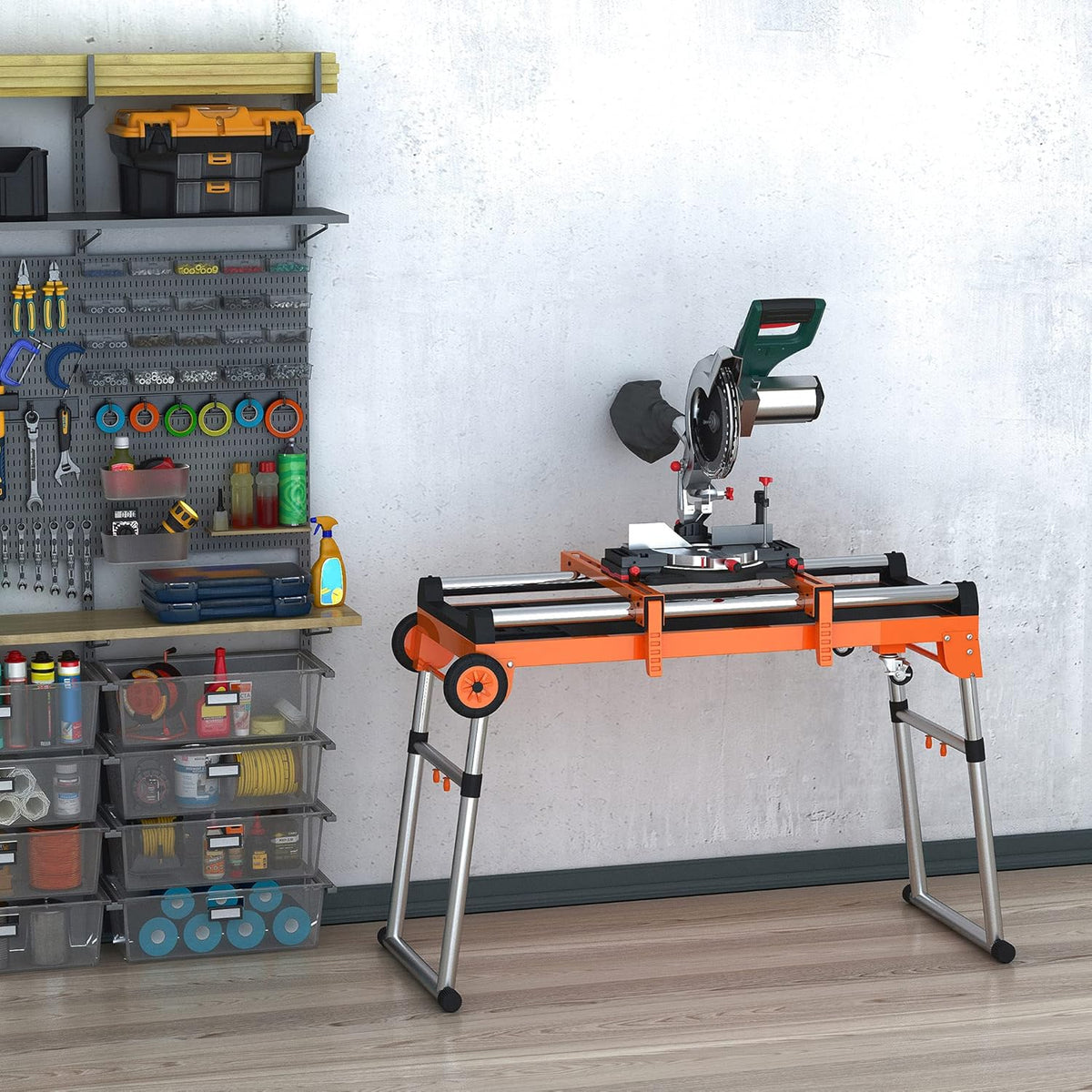 5-in-1 Folding Work Bench with Adjustable Legs F8207