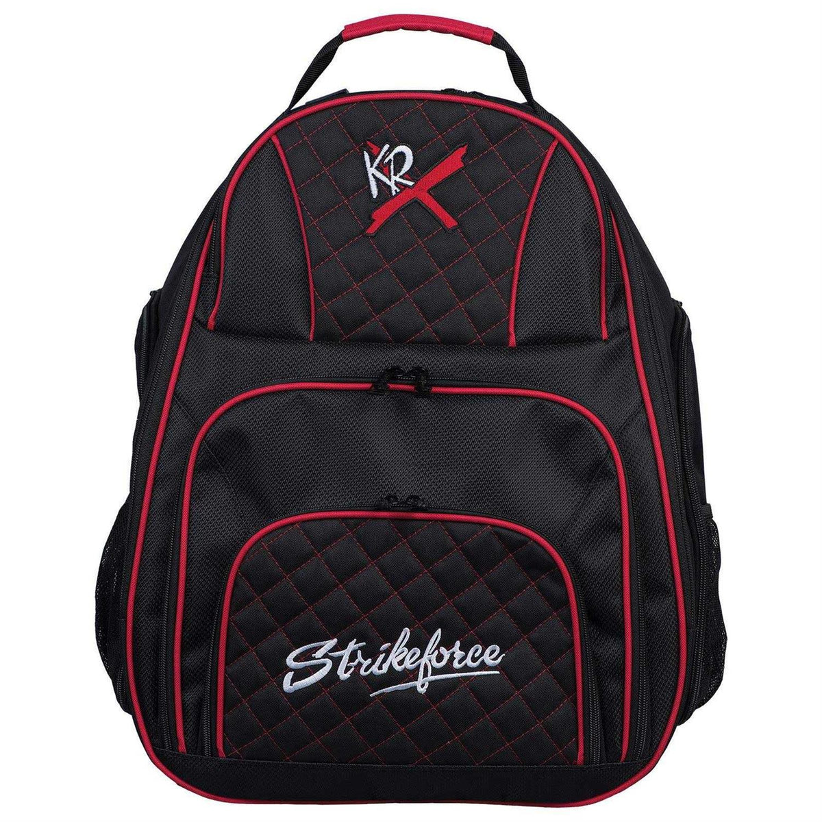 Black/Red 2 Ball Backpack O92174