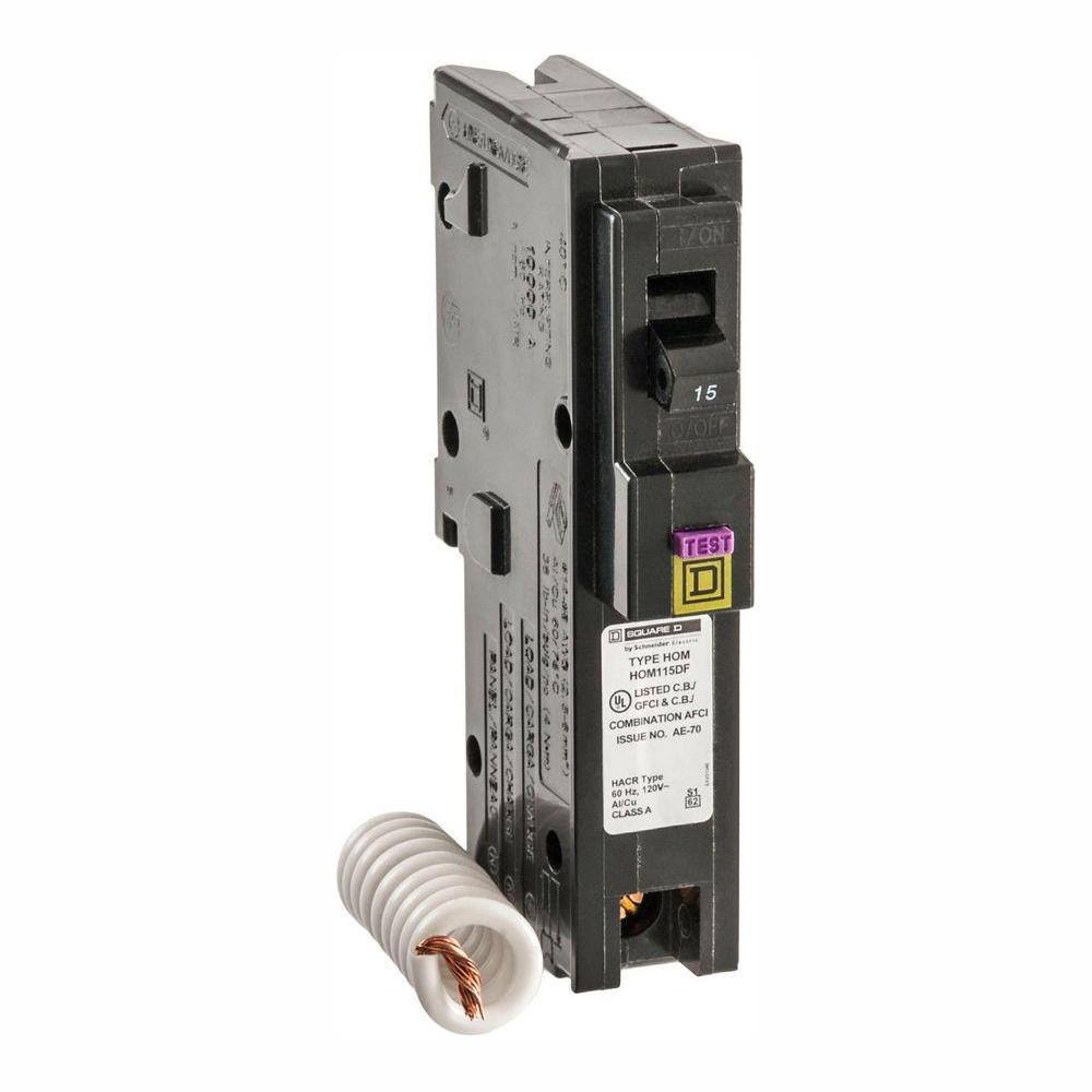 15 Amp Single-Pole Dual Function Circuit Breaker 4-Pack J8965