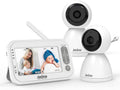 Baby Monitor with 2 Camera and Audio 4.3 Inches LCD Split Screen L6637