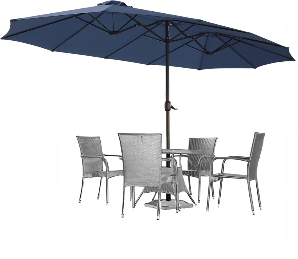 15 Ft Double Sided Patio Umbrella Z69707