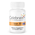 Iron with Vitamin C Chewables, 30 mg, Grape, 90 Count S4766