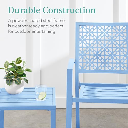 3-Piece Stackable Steel Bistro Set B10724