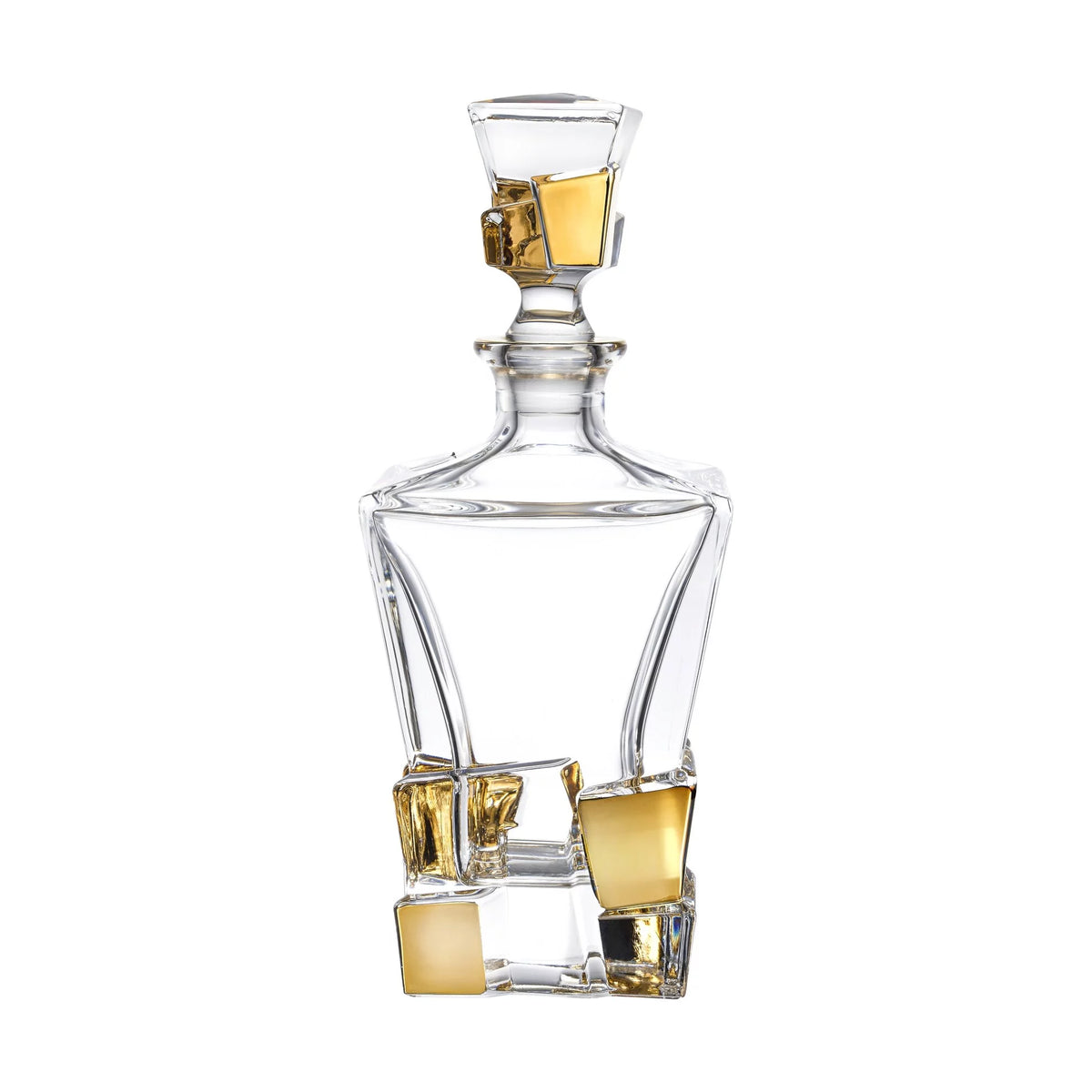 European Crystal Square Whiskey Decanter 28oz N618747