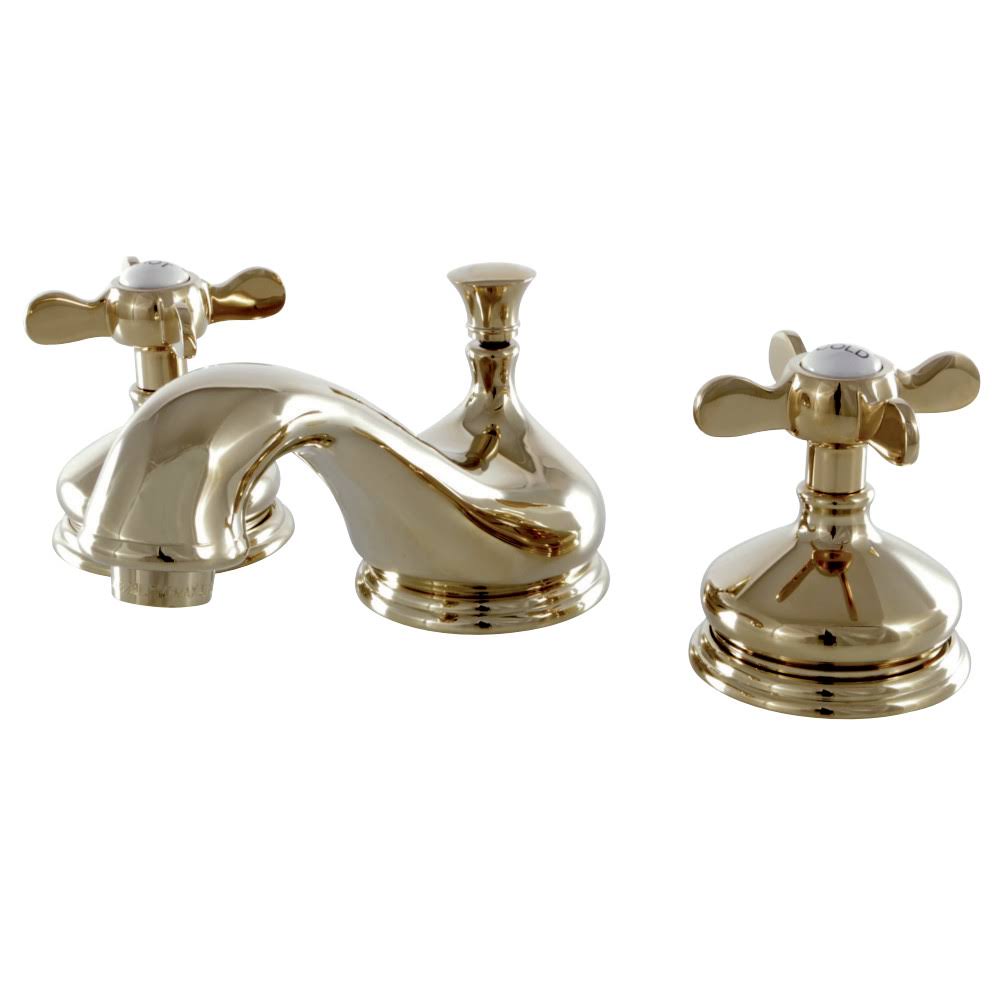 Polished Brass Widespread Lavatory Faucet D72753