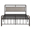 Black Metal Queen Size Platform Bed Frame R478040