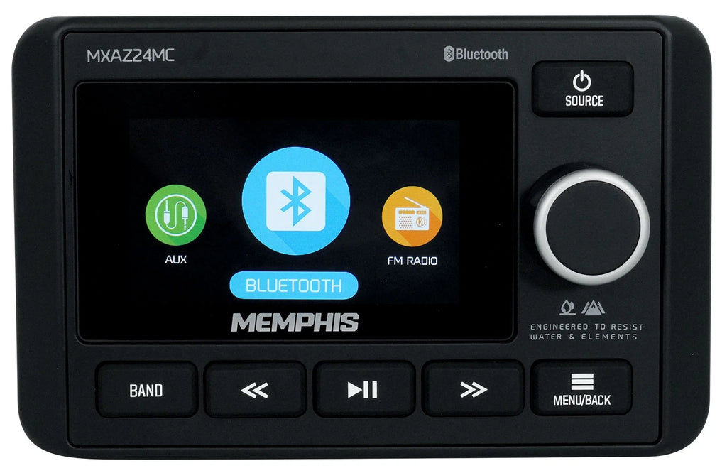 2-Zone Marine Bluetooth Receiver with 6.5" Wakeboard Speakers C35029