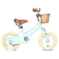 14 Inch Child Bicycle with Basket, Bell, and Training Wheels O423