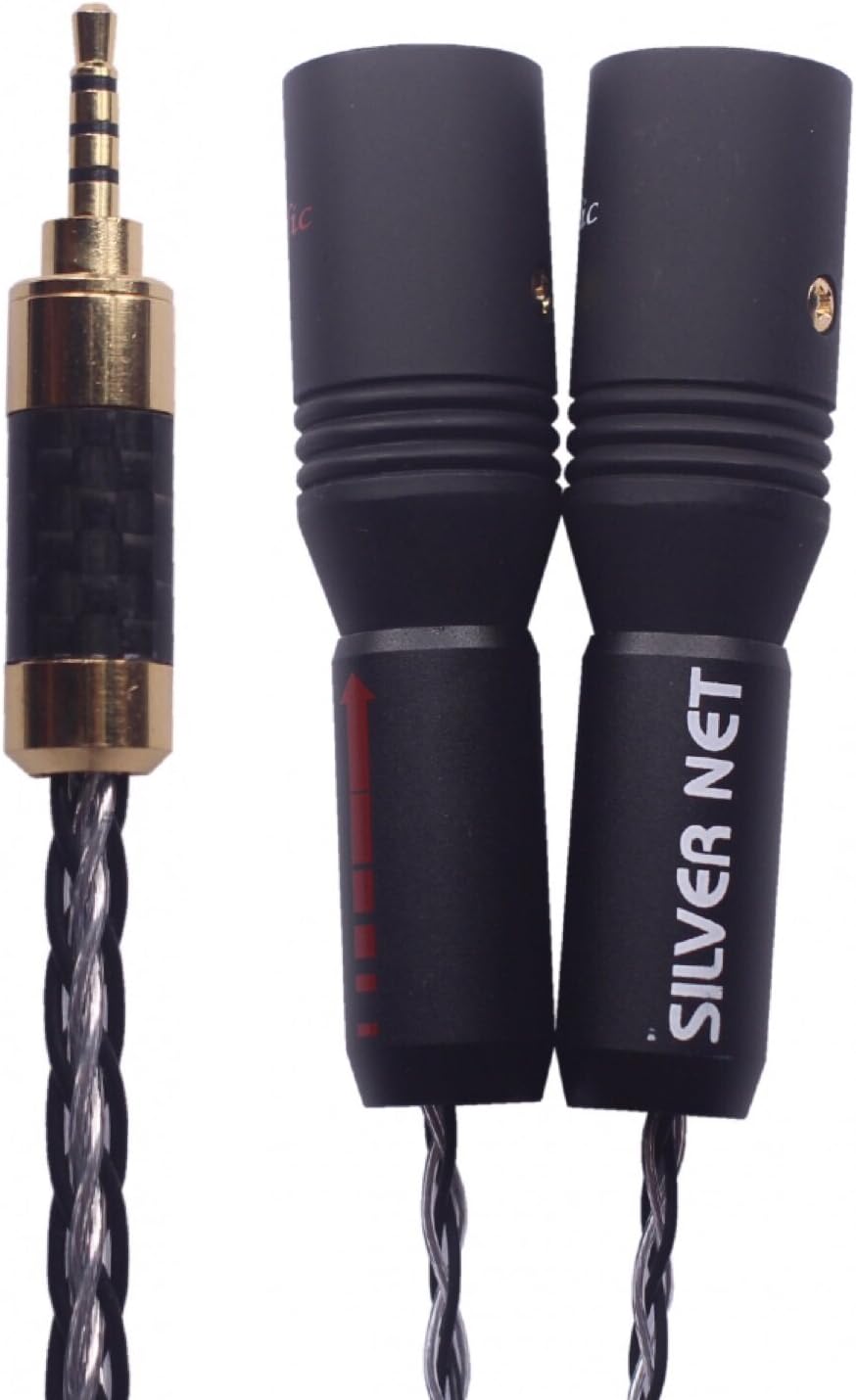 2.5mm TRRS Balanced Male to 2 XLR Male Cable 3.2ft O35630