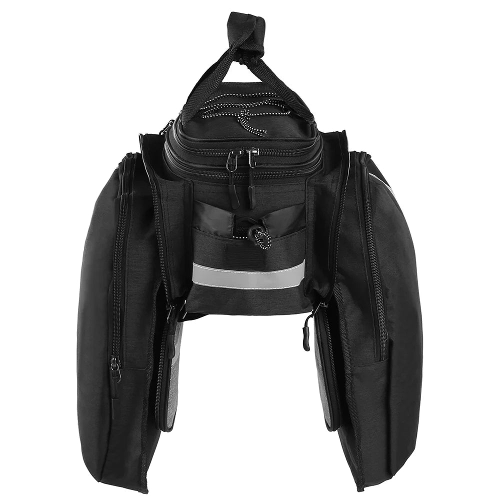 Bicycle Rear Seat Bag Waterproof with Rain Cover Z9037