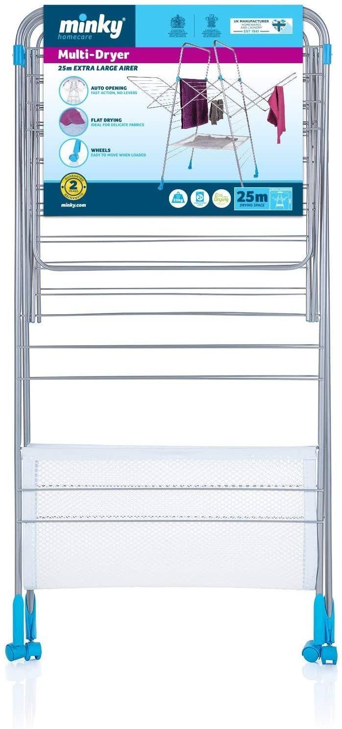 Multi Dryer Drying Rack Silver Y72357