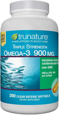 Triple Strength Omega-3 900 mg Fish Oil 200 Enteric Softgels P377994