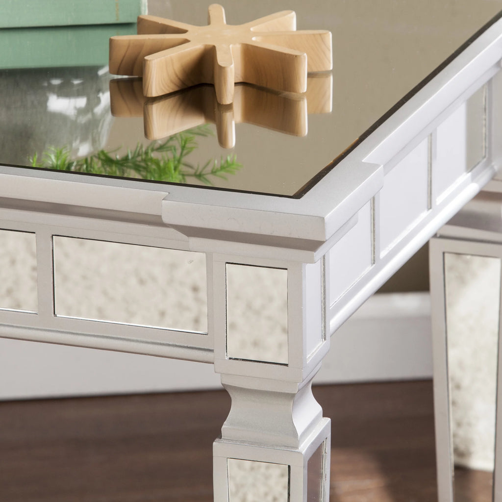 Mirrored Square End Table A9618