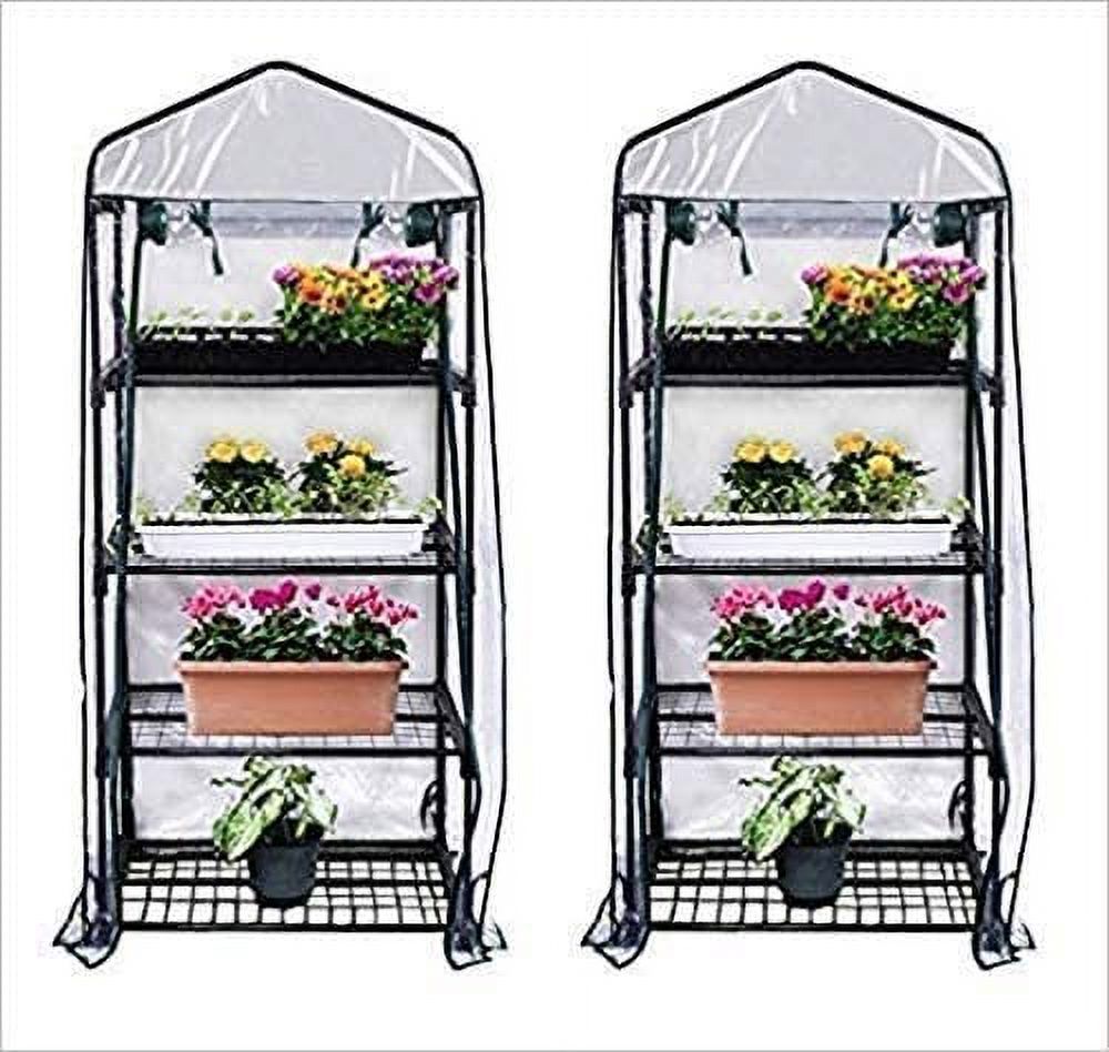 4-Tier Mini Greenhouse Pack of 2 A718