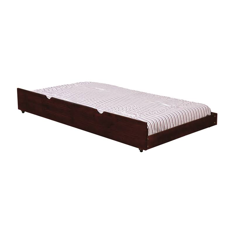 Twin Trundle with Casters in Espresso K88039