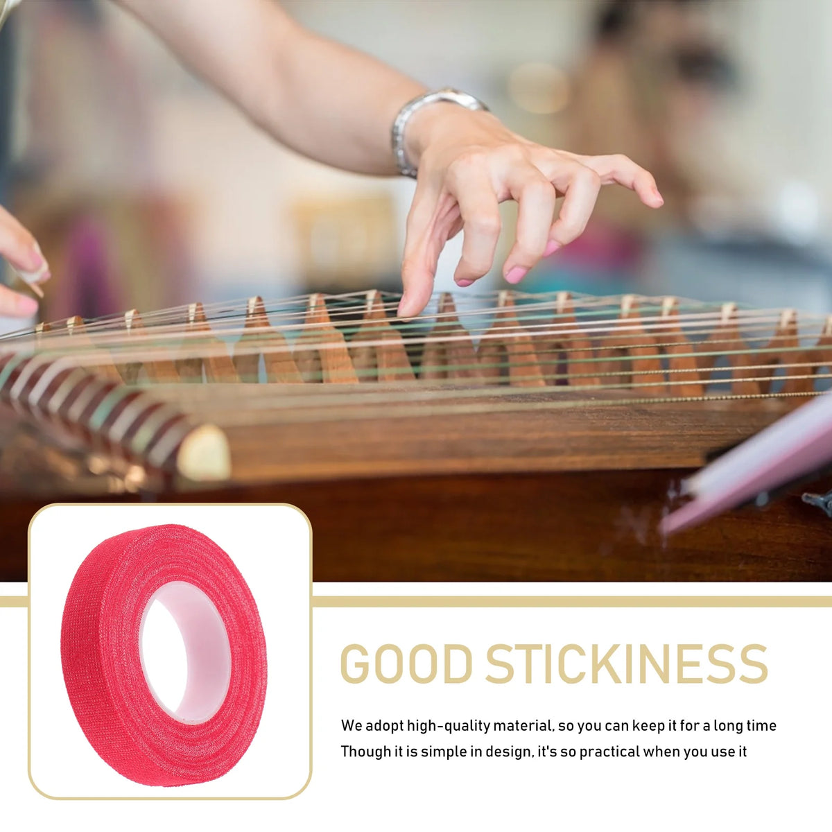 5pcs Finger Adhesive Tapes for Guzheng Pipa Instrument M164328