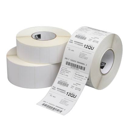 4 in x 1.25 in White Direct Thermal Paper Label, 1 in Core, 2100 Labels/Roll, 12 Rolls/Carton E887