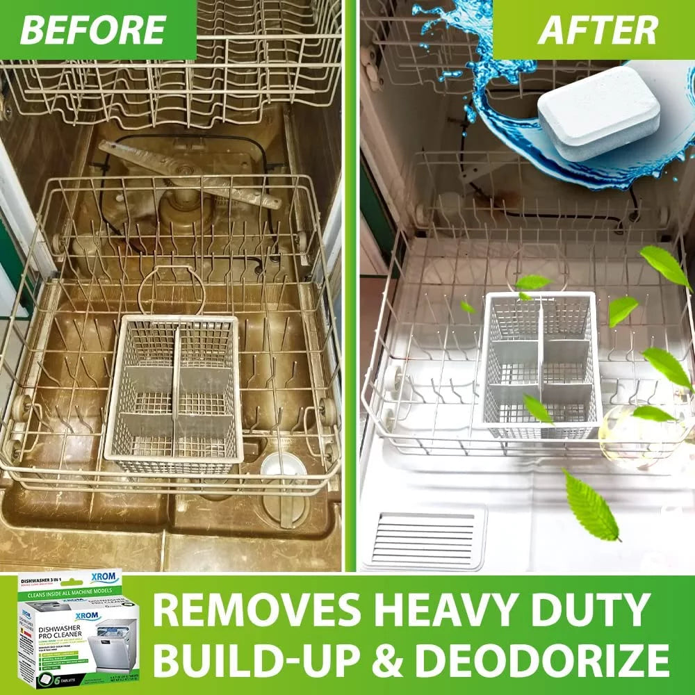 Dishwasher Cleaner and Descaler, 6 Treatments Q481543