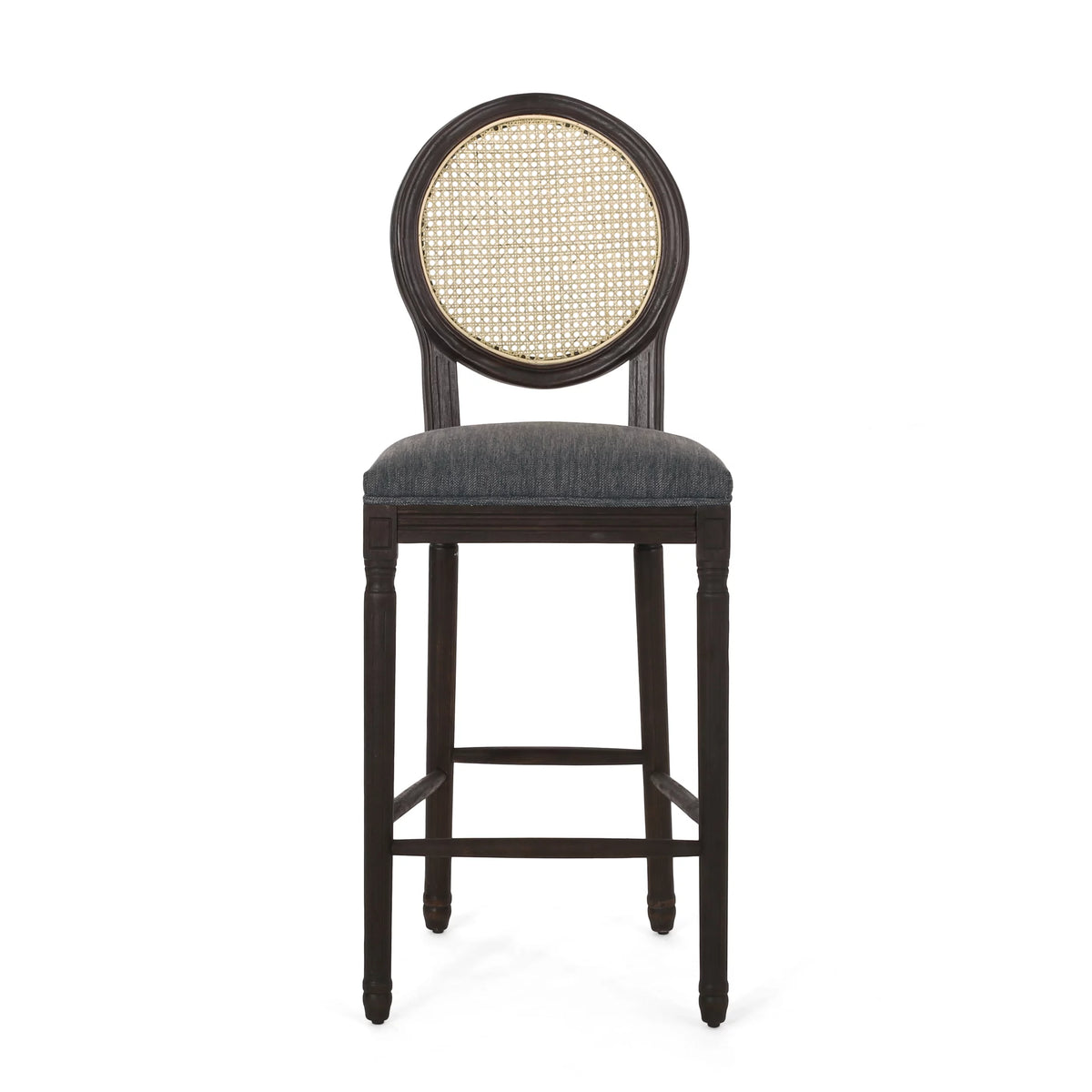 Upholstered Wood Barstools Set of 2 X512