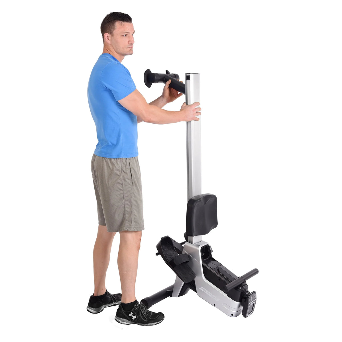 Magnetic Resistance Rower with Heart Rate Monitor Q3706