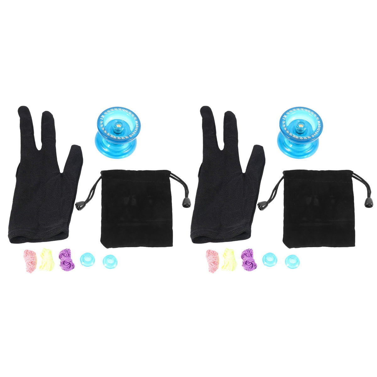 Crystal Blue Responsive Yoyo Ball with Yoyo Bag Q1537