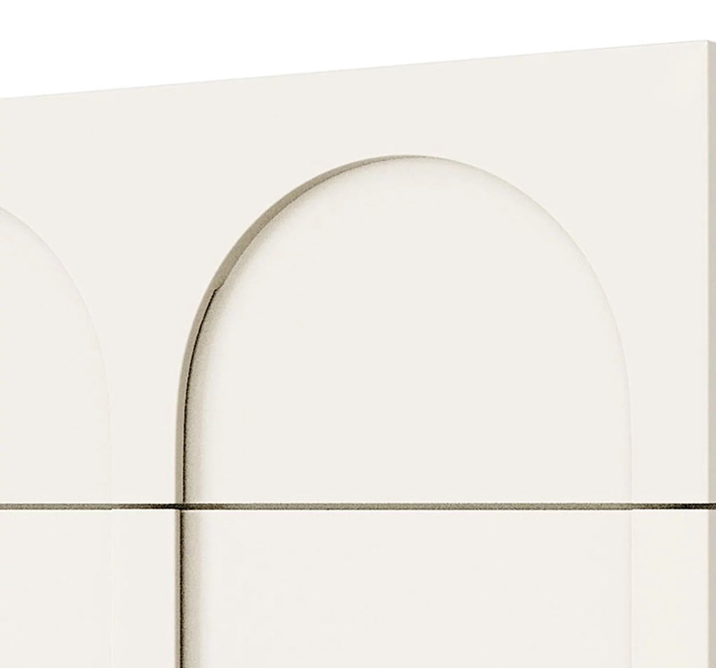 Half Gloss White 6 Drawer Dresser P6673