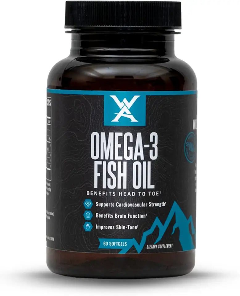 1800mg EPA DHA Omega 3 Fish Oil Supplement Q93401
