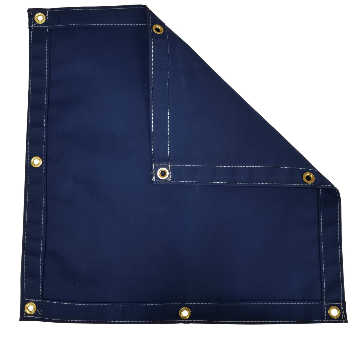 14.5 oz Blue Polyester Canvas Tarp N50852