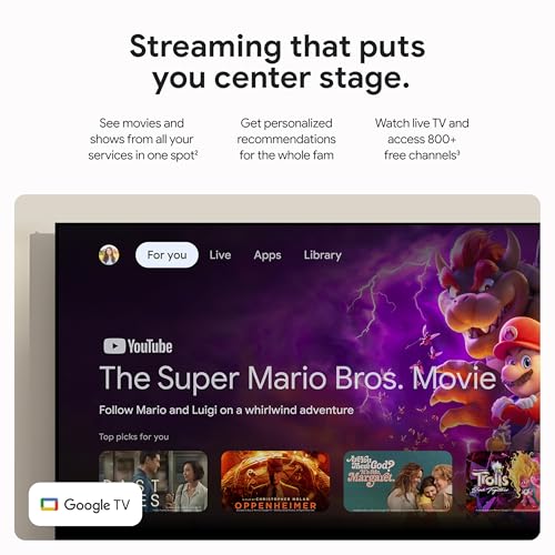 Porcelain 4K Google TV Streamer with 32 GB Storage R274396