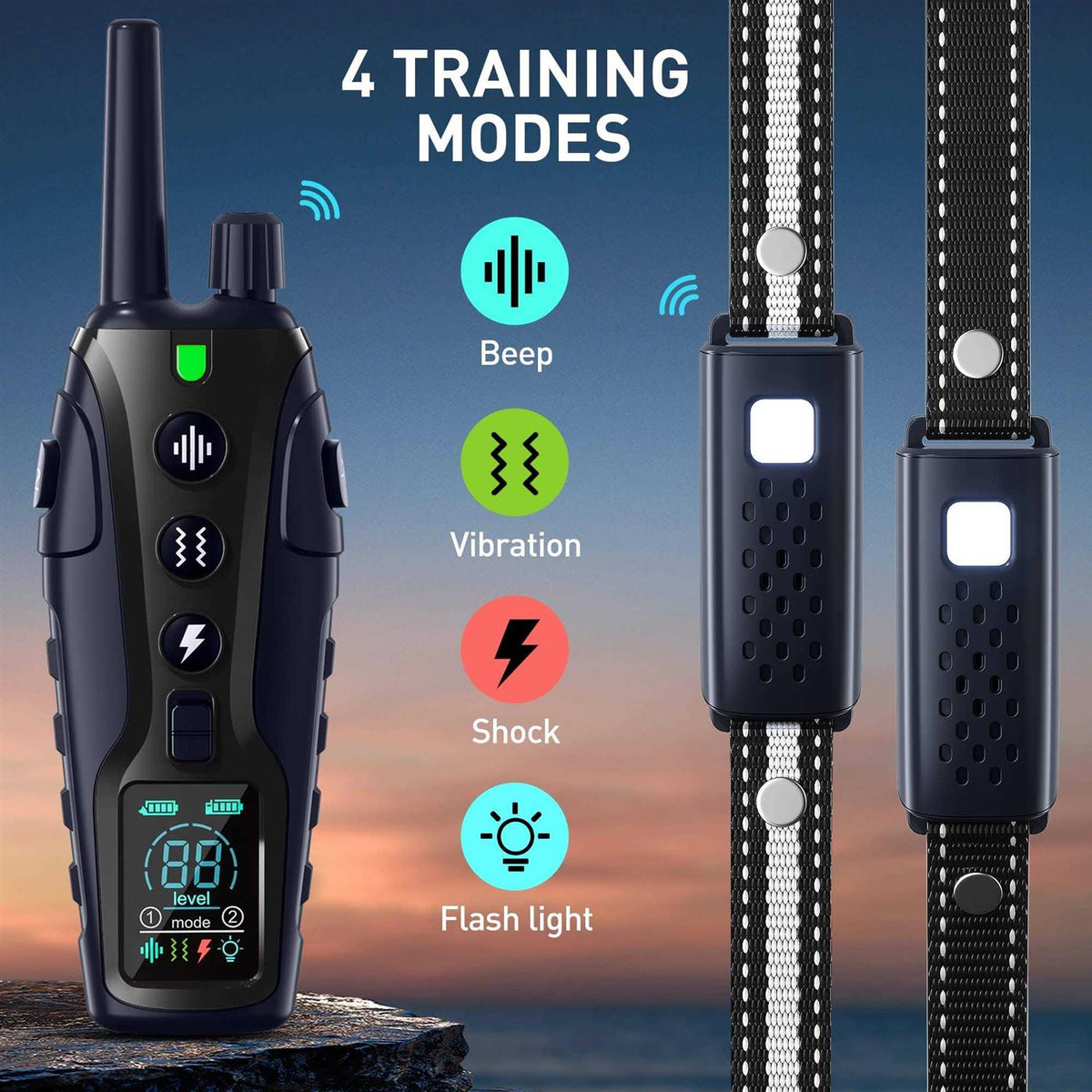 Dog Training Collar 2 Dogs Q120