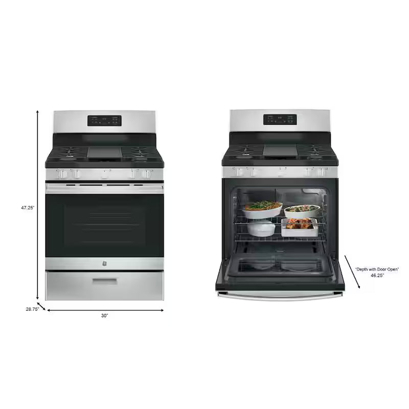 Freestanding Gas Range with Griddle Q369