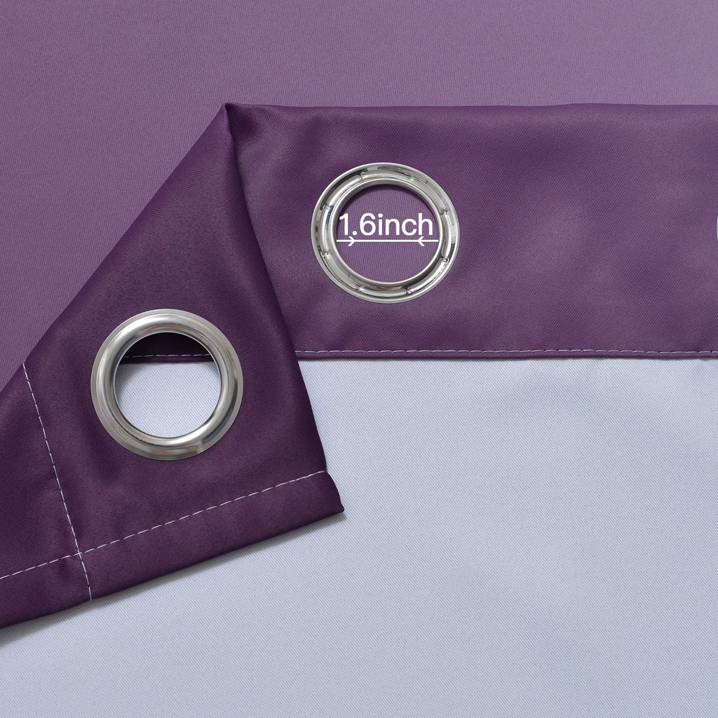 Purple Blackout Ombre Curtains, 52x84 inches, 2 Panels A806019