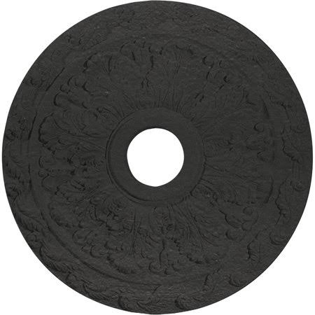 Black Pearl Spring Leaf Ceiling Medallion I689