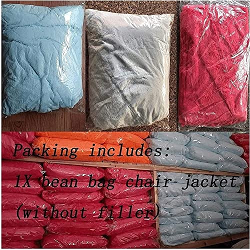 7ft Soft Fluffy Gigantic Fur Bean Bag Chair Cover A995