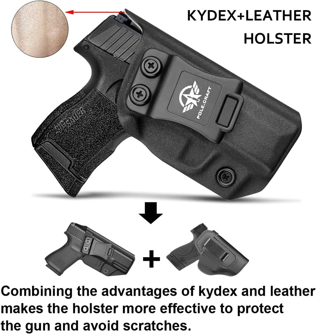 IWB Kydex Leather Holster for Sig P365 W5713