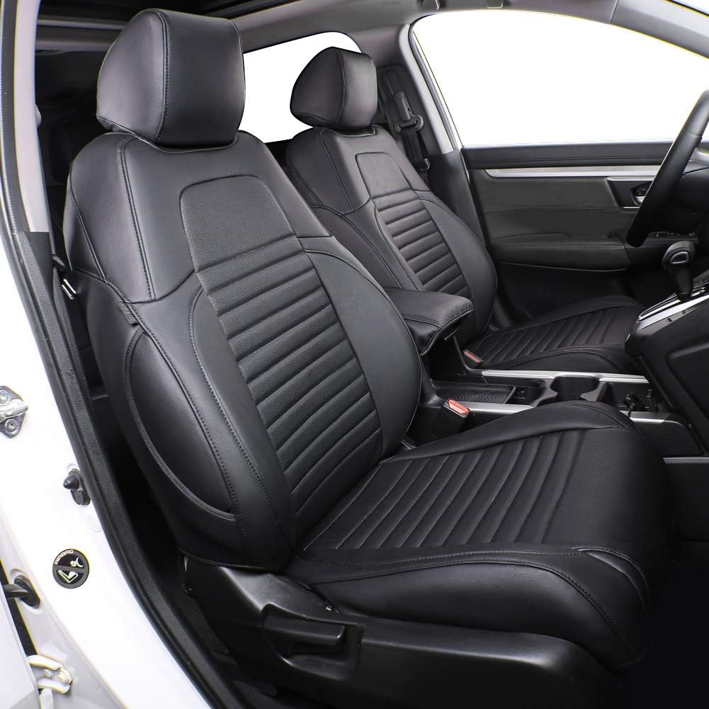 Beige Leatherette Car Seat Covers for Honda CRV 2015 2016 U3355