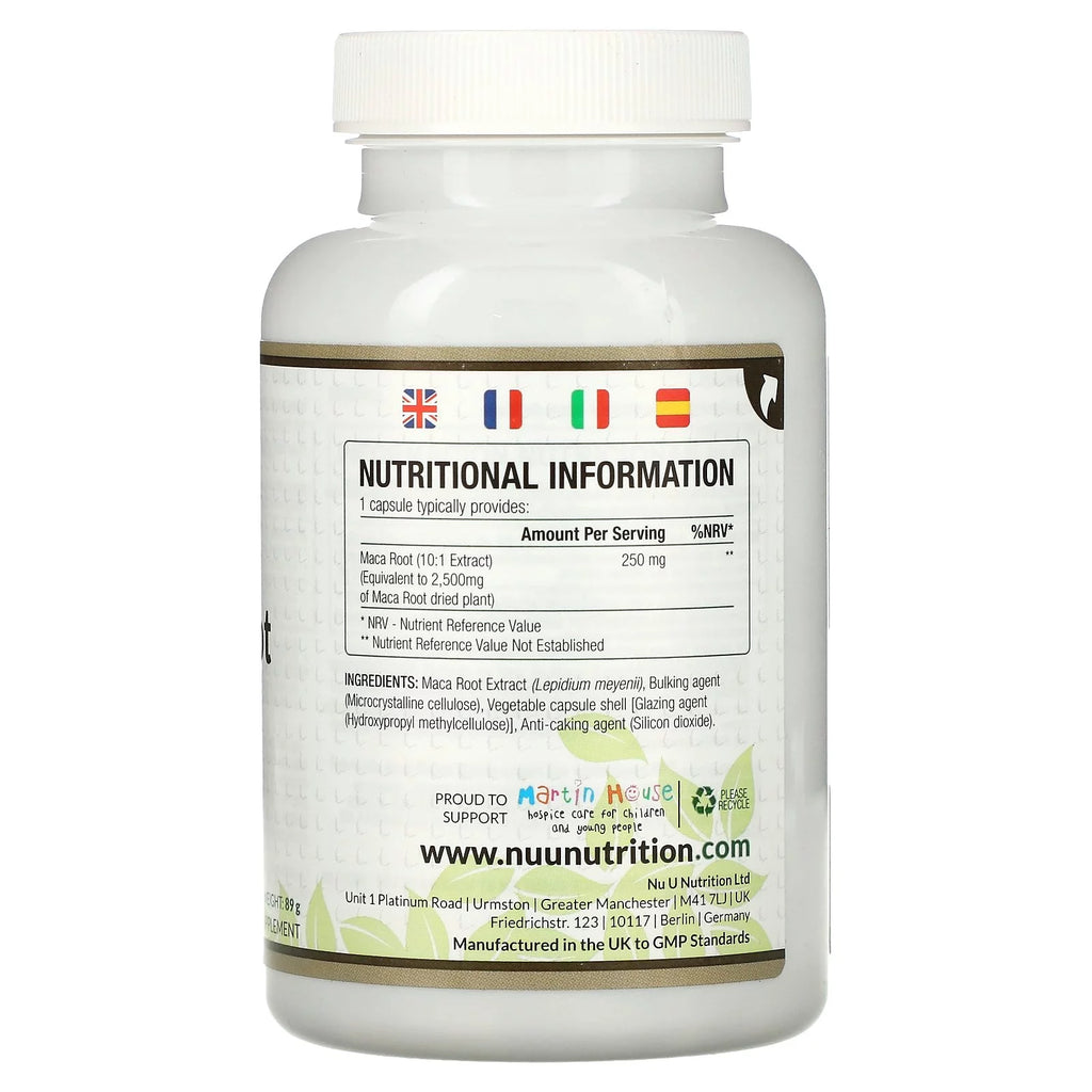 Maca Root 2,500 mg 180 Vegan Capsules G9353