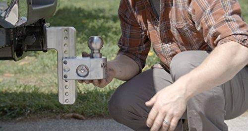 Adjustable 10x22 Drop Ball Mount with 3x22 Shank and Hitch Pin G8521
