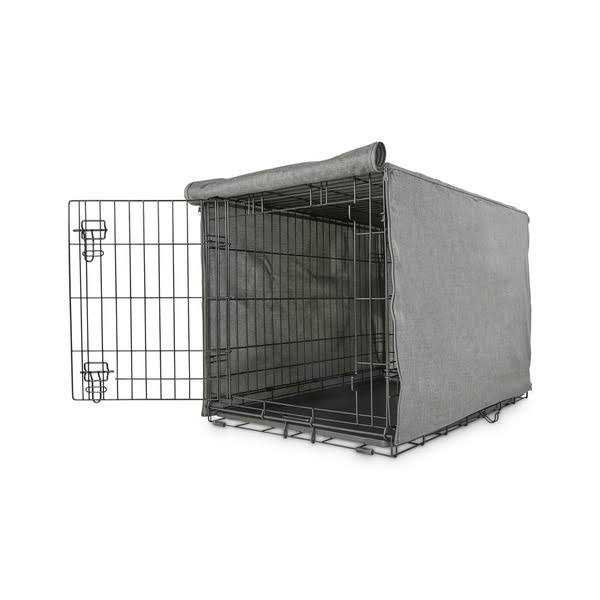 Grey Dog Crate Cover F7500