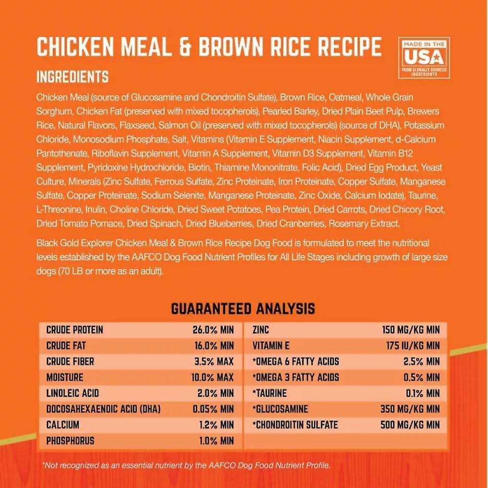 Dog Food Chicken Meal & Brown Rice Z78160