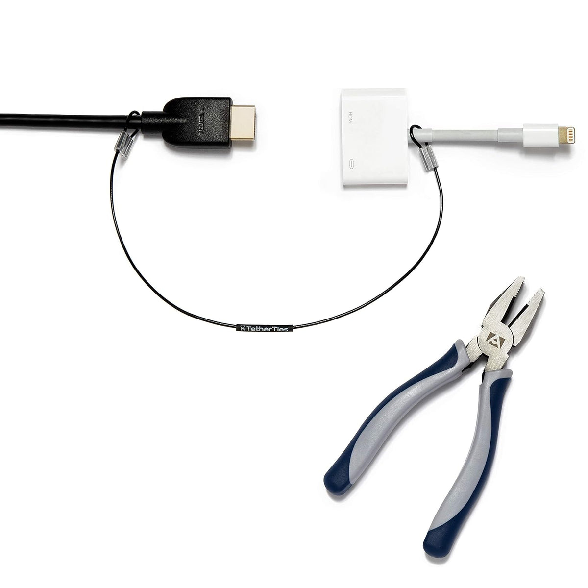 White 30 Pack Cable Tethers H93035