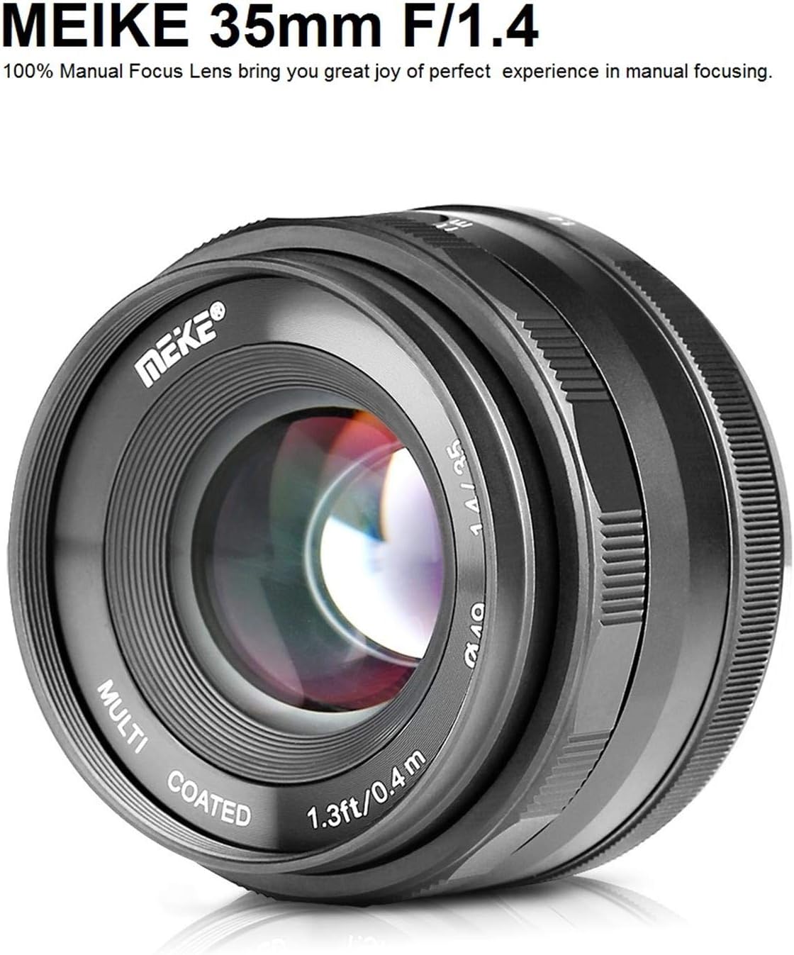 35mm F/1.4 Manual Focus Lens for Fujifilm Mirrorless Camera O715