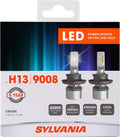 H13 6000K LED Headlight Replacement Bulbs, Cool White (2 Pack) V7541