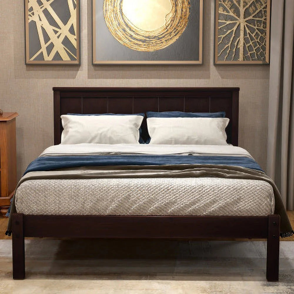 Metal Double Bed Frame with Headboard U406