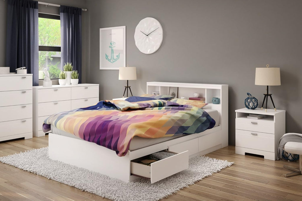 Full Mates Bed With Bookcase Headboard X36591