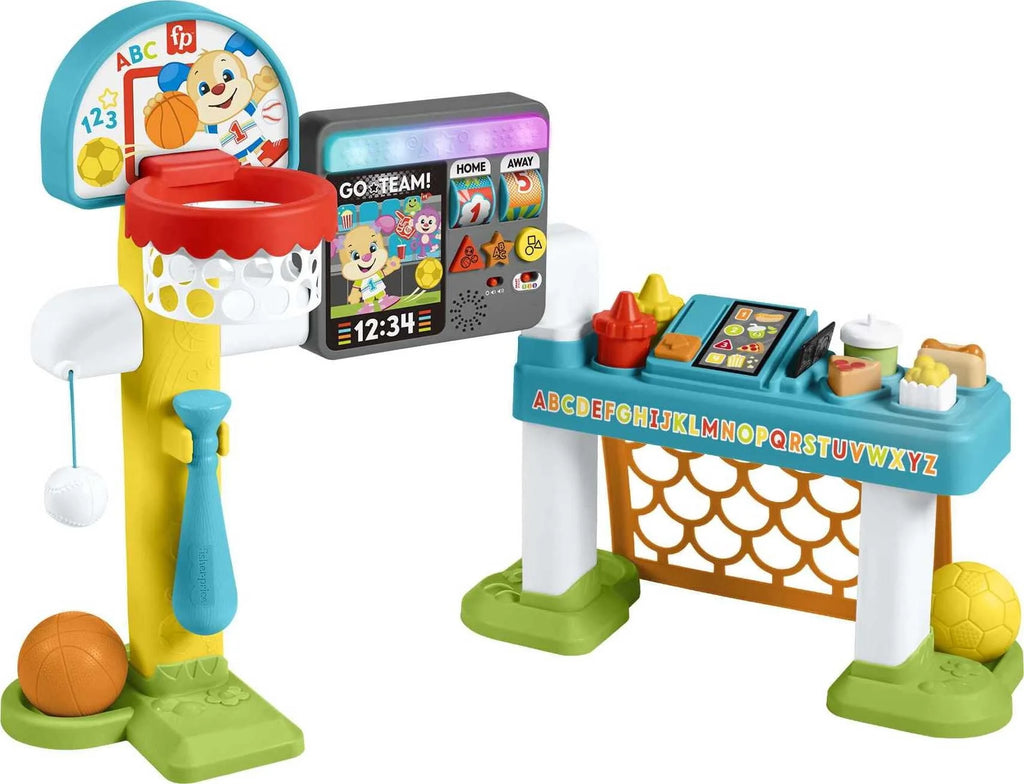 4-in-1 Sports Activity Center Toddler Learning Toy O576221